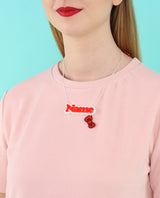 Custom Hello Kitty bow necklace