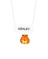 Custom Speech Bubble Garfield Necklace