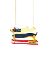Dachshund through the snow! Necklace