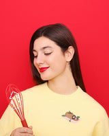 Delicious Bûche de Noël Cake Brooch