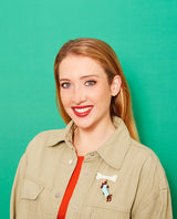 Dino Dachshund wants the Bone! Brooch