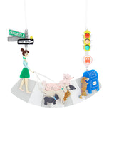 Dog Walking Fun Necklace
