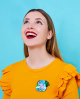 Elephant Shower Time! Brooch