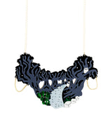 Enchanted Forest paths Statement Necklace