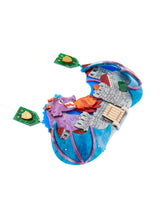 Fantasy Castle Dragon Attack statement Necklace