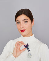 Broken Flower Vase Brooch Upside Down Edition -interactive-
