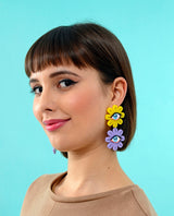 Flowers-are-watching-statement-earrings-la-vidriola-abstract-life-set