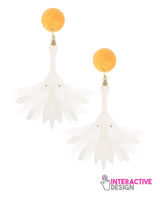 Flying-swan-earrings--interative-la-vidriola-plastic-jewellery-The-Roaring-20s-detail