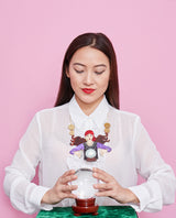 Fortune Teller Reads The Crystal Ball Statement Necklace -interactive-