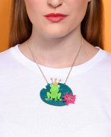 Frog_Prince_Leaf _necklace_la_vidriola_productl