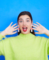 Funky Lava Lamp Ghosties Earrings