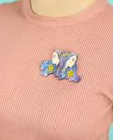 Gemini-zodiac-sign-brooch-la-vidriola-plastic-jewellery-cosmica-zoom