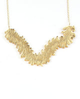 gold_tinsel_garland_necklace_la_vidriola_detail