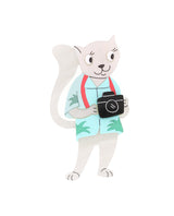 Gotta-get-that-shot!-Cat-Tourism-Brooch-Bon-Voyage-collection-la-vidriola-detail