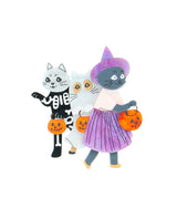 Halloween Dress Up Kitties Brooch