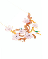 Hanami Cherry Blossom in Bloom Necklace