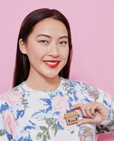 Handle With Kitty Cat Care Brooch -interactive-