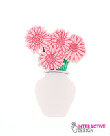 Happy-cat-and-gerbera-bouquet-inserts-for-Flower-Vase-brooch-Spring-has-sprung-collection-la-vidriola-detail-gerbera