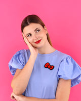 Hello Kitty bow brooch