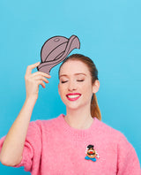 Hello Potato Head Brooch