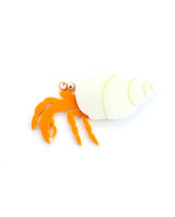 Hermit crab set brooches