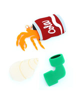 Hermit-crab-set-brooches-la-vidriola-plastic-jewellery-wild-under-the-sea-detail