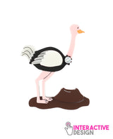 Hide-and-Seek-ostrich-brooch-interactive-animalandia-detailB