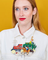 Howdy, Cowgirl to the Rescue! Statement Necklace