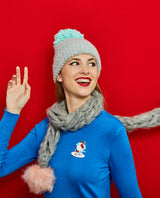 Ice skating fun! Hello Kitty Brooch