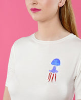 Iridescent Jellyfish brooch