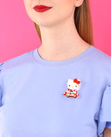 Itadakimasu Hello Kitty brooch