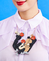 Jazz Trio Pumpkin Jam Necklace -reversible-