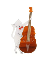Jazz-band-chello-cat-brooch-la-vidriola-plastic-jewellery-The-Roaring-20s-detail