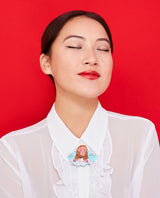 Jigokudani Hot Spring Monkey Park Brooch