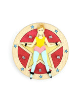 Knife-throwing-act-brooch-la-vidriola-plastic-jewellery-circus-where-the-magic-happens-detail