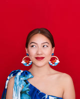 Koi Jumping in the Pond Earrings