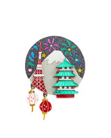 Konnichiwa from Tokyo Tower! Brooch