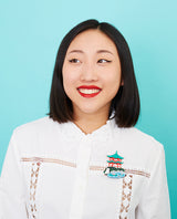 Lake Garden in China Brooch