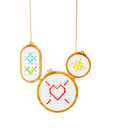 Let’s Do Embroidery Together! Necklace