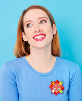 Let’s Play Hungry Hungry Hippo Brooch -interactive design-