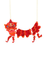 Lion-dance-festival-statement-necklace-Nǐ-hǎo-collection-la-vidriola-detail