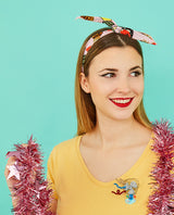 Lisa’s Christmas Fan Brooch