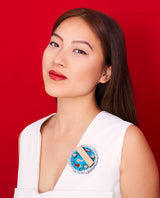 Little Koi Pond statement Brooch