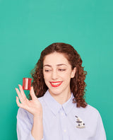 Looking in the Microscope Brooch