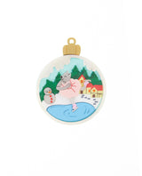 Magical Ballet Cat on Ice Brooch