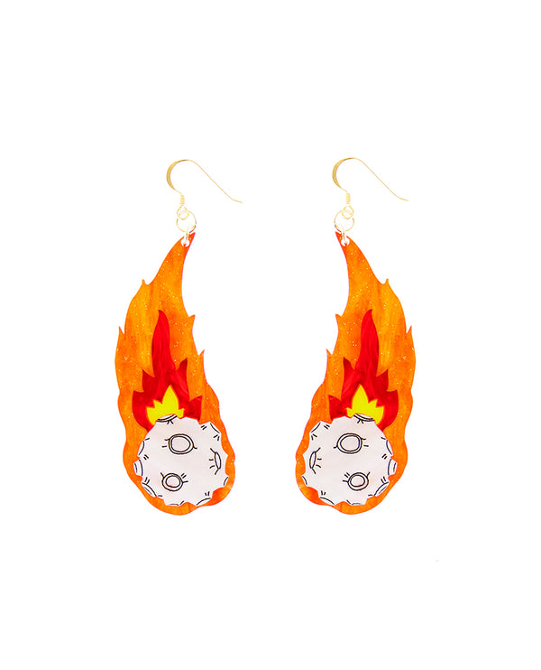 Majestic Meteorite Earrings