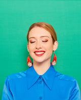 Majestic Meteorite Earrings