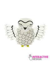 Majestic-Snowy-Owl-brooch-interactive-animalandia-detail1