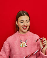 Making our gingerbread house Necklace