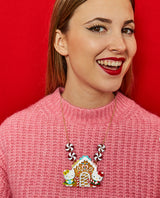 Making our gingerbread house Necklace